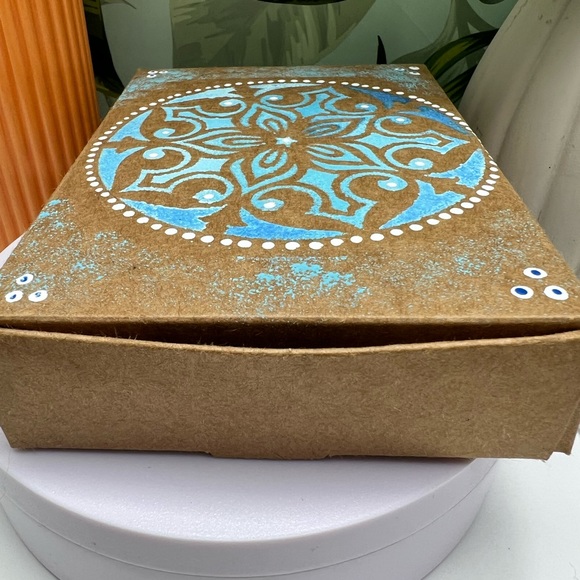 Bohemian Chic Jewelry Gift Set with Hand Painted Box - Unique Christmas Gift Box - Picture 9 of 16